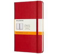 LIBRETA CLASICA TAPA DURA ROJA M (11,5X18CM) RAYADA MOLESKINE QP050F2