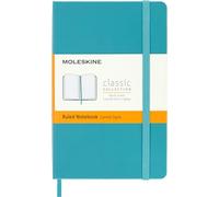 Moleskine – Cuaderno Clásico hojas rayadas tapa dura cierre elástico Azul Arrecife 9x14 cm 192 hojas