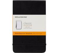 Moleskine - Cuaderno Clásico con Páginas Rayadas, Tapa Blanda y Goma Elástica, Color Negro, Tamaño Pequeño 9 x 14 cm, 192 Páginas