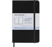 Moleskine – Cuaderno de Acuarela – Tapa dura, cierre elástico, Negro 9×14 cm 60 páginas