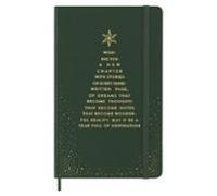 Moleskine cuaderno edición limitada Navidad Large rayada tapa dura verde