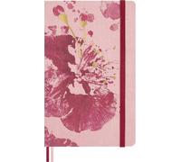 Moleskine Cuaderno Sakura en blanco – Tapa dura, cierre elástico, marcador temático – 13x21 cm