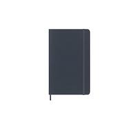 Moleskine Cuaderno Precious & Ethical, con Caja de Regalo, Tapa Blanda Vegana Lisa, Cierre Elástico, Azul, Large 13x21 cm