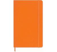 Moleskine Cuaderno Precious & Ethical, con Caja de Regalo, Tapa Blanda Vegana Lisa, Cierre Elástico, Naranja, Large 13x21 cm