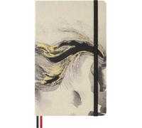 Moleskine Cuaderno Rayado Año del Caballo - Cubierta Dura con Barniz Termosensible, Cierre Elástico y Marcador Coordinado, Tamaño Large 13 x 21 cm