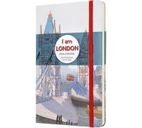 Moleskine Cuaderno I Am London – Rayado, Tapa dura y cierre elástico, Londres – Large 13x21 cm