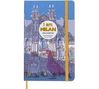 Moleskine "I AM the city" - Milán, cuaderno de notas de edición limitada, tamaño L/A5, con líneas, tapa dura