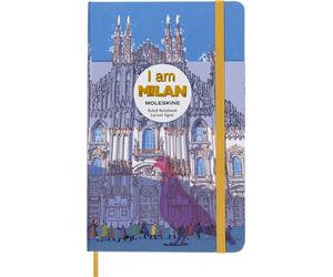 Moleskine "I AM the city" - Milán, cuaderno de notas de edición limitada, tamaño L/A5, con líneas, tapa dura