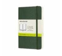 Moleskine Libreta Clasica Tapa Blanda Verde Musgo P Lisa