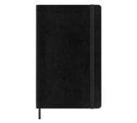 moleskine libreta formato doble blanda negra rayada-lisa l