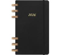 Moleskine Agenda Life Planner 2026 – Semanal y mensual, Espiral, Cubierta suave, Negro 13x21 cm