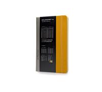 Moleskine - Pro Collection, Cuaderno para Oficina, Bloc de Notas de Trabajo, Tapa Dura, Color Amarillo Anaranjado, Grande 13 x 21 cm, 240 Páginas