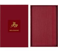 Moleskine Ruled Notebook Year of the Horse - Hard Cover Certified VEGEA® in Red,