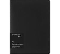 Moleskine Cuadernos Smart Cahier – Juego de 2, rayados, compatible con Pen+, 19×25 cm, Negro