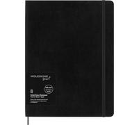 Moleskine Smart Notebook – Cuaderno inteligente tapa blanda, páginas a rayas, XL 19 x 25 negro