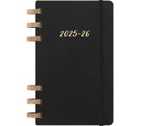 Moleskine Agenda Student Life Planner 2025-26 – Semanal y mensual, Espiral, Negro 15x21 cm