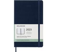 Moleskine Weekly Planner 2023, 12-Month Weekly Diary with Horizontal Layout, Wee
