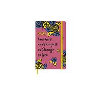 Moleskine Weekly Planner 2023, Agenda Mensual de 12 Meses, Edición Limitada Frida Kahlo, Planificador Semanal con Tapa Dura y Cierre Elástico, Tamaño Grande 13 x 21 cm, Color Rosa