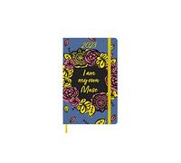 Moleskine Weekly Planner 2023, Agenda Mensual de 12 Meses, Edición Limitada Frida Kahlo, Planificador Semanal con Tapa Dura y Cierre Elástico, Tamaño Grande 13 x 21 cm, Color Azul