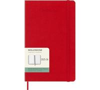 Moleskine - Agenda Semanal 2025-2026 - 18 meses, Tapa dura, Cierre elástico - Rojo escarlata