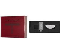 Moleskine Wine Journal Pin de Corazón para Cuaderno, Cuaderno de Tapa Dura para Organizar el Vino 13x21cm, Pin de Corazón Plateado, Ideas de Regalo Personalizado
