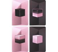 Moleskine Set de 4 cuadernos x BLACKPINK Cahier Square Two – Pocket 9×14 cm, 16 hojas desprendibles