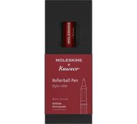 Moleskine x Kaweco Bolígrafo rollerball recargable ABS 0,7 mm tinta negra incluida, rojo