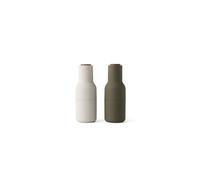 Molinillo de Botellas , Juego de 2, Verde Caza, Beige y Nogal