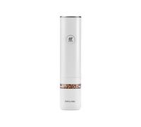 Zwilling Molinillo de especias eléctrico Enfinigy – Cerámica, LED, Recargable USB, 22.5 cm, Blanco