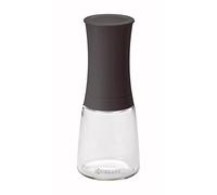 Molinillo de semillas Kyocera con molinillo de cerámica, ajustable de grueso a fino, recipiente de vidrio, marrón, CM-20C SF