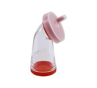 Molinillo manual de semillas de lino con mecanismo para cocina japonés, compacto molinillo de mano para sabor molido, herramienta de cocina fácil de usar (1 pieza) (rojo, 12 x 5 cm)