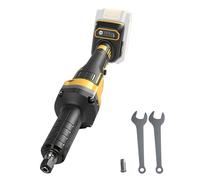 Molino de matriz inalámbrico compatible con Dewalt 18V 20V, amoladora recta eléctrica sin escobillas 24000 rpm con 4 velocidades variables para la eliminación de óxido, molienda, pulido y