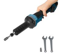 Molino de matriz inalámbrico compatible con Makita 18V, amoladora recta eléctrica sin escobillas 24.000 rpm con 4 velocidades variables para la eliminación de óxido, pulido, pulido y