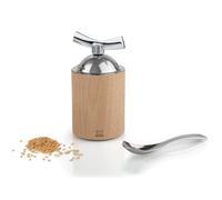 Molino de semillas de lino, 13 cm, madera natural/acero inoxidable, Peugeot