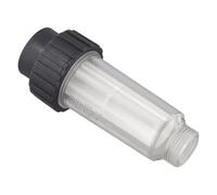 Moliuoly Filtro de agua para limpiadora de alta presión Karcher K2 Series compatible con LAVOR Champion, conector G 3/4" F/M, presión máxima 175 PSI, hasta 140 °F, carcasa transparente