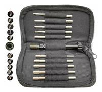 Moliuoly Juego de 10 herramientas de ajuste de carburador para motores de 2 tiempos, para Zama y Stihl, 10 destornilladores con puntas hexagonales y seis estrellas, mango de 4 pulgadas, incluye caja