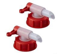 Moliuoly Pr?ziser Grifo de salida DIN51/DIN61 con 18,9 mm para llenado y dosificación sin goteo, compatible con bidones de 5 l de 30 l, de plástico estable para jardín y hogar (2 unidades DN51)