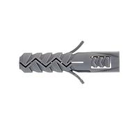 Molly m20600-xj nailon (sin tornillos, gris, Set de 100 piezas