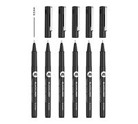 Molotow Blackliner - Rotulador de punta fina con tinta permanente que indeleble, grosor de trazo 0,2 mm, 1 unidad, color negro