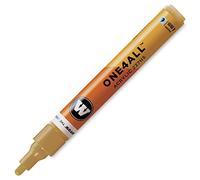 Molotow Marcador de pintura acrílica ONE4ALL, 4 mm, color marrón ocre, 1 cada uno (227.225)
