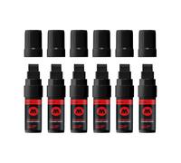 Molotow Masterpiece Coversall - Rotulador permanente (recargable, 460 PI, 15 mm, 6 unidades), color negro