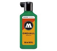 Molotow ONE4ALL - Recambio de tinta acrílica para rotuladores permanentes, color turquesa 235, 180 ml