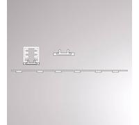Molto Luce Tapa opaca para riel Volare, 1m, blanco