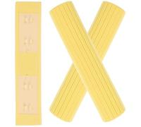 MOLUCKFU 3 Cabezales de Repuesto para Trapeador de Esponja Amarilla 28 Cm, Accesorio Absorbente para Limpiar Pisos de Baldosa, Mármol y Madera, Recambio Práctico para Hogar