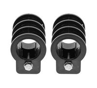 MOLUCKFU Estabilizador de Escalera para Piscina 2 Piezas Plástico Negro | Fácil de Instalar y Desmontar, Resistente al Desgaste, Limpieza Simple, Accesorio para Escaleras Internas de Albercas