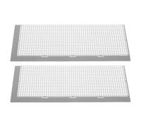 MOLUCKFU Regla de arte de diamante de acero inoxidable con 1020 cuadrículas para dibujo con diamantes, diseñada para herramientas de bordado y manualidades artísticas, pack de 2