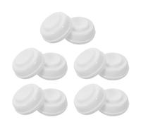 MOLUCKFU Tapas para Biberones de Boca Ancha Aplicables 5 CM Pack de 10 Unidades de Polipropileno Cierre Hermético Sellos de Rosca Antideslizantes para Viaje y Almacenamiento