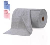 MOMIMAR Rollo de Bayetas Microfibra 25x25 cm (20 Unidades) para Cocina, Limpieza, Balletas, Rollo Cocina, Balleta Profesional PVA Micro, Secado Eficiente en Superficies (Gris)