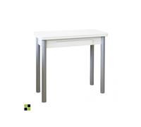 MOMMA HOME Mesa de Cocina de Madera - Modelo RIBETA - Medidas 80 x 40/80 x 78 cm Raíz Mesas de Cocina Inicio Muebles de cocina Mesas de cocina rectangulares Mesas de cocina extensibles MommaHome