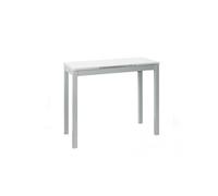 Momma Home Mesa de Cocina Extensible Novi Cristal Templado - 135x40cm